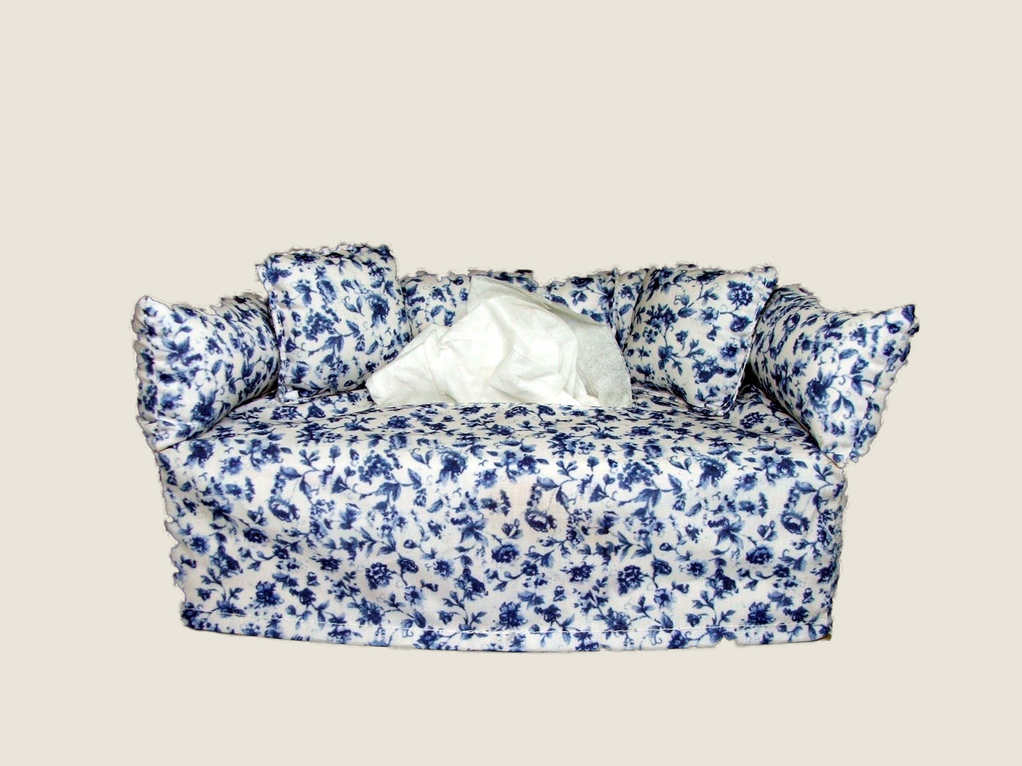 Blue Flower-Includes Free Shipping-Free Tissue