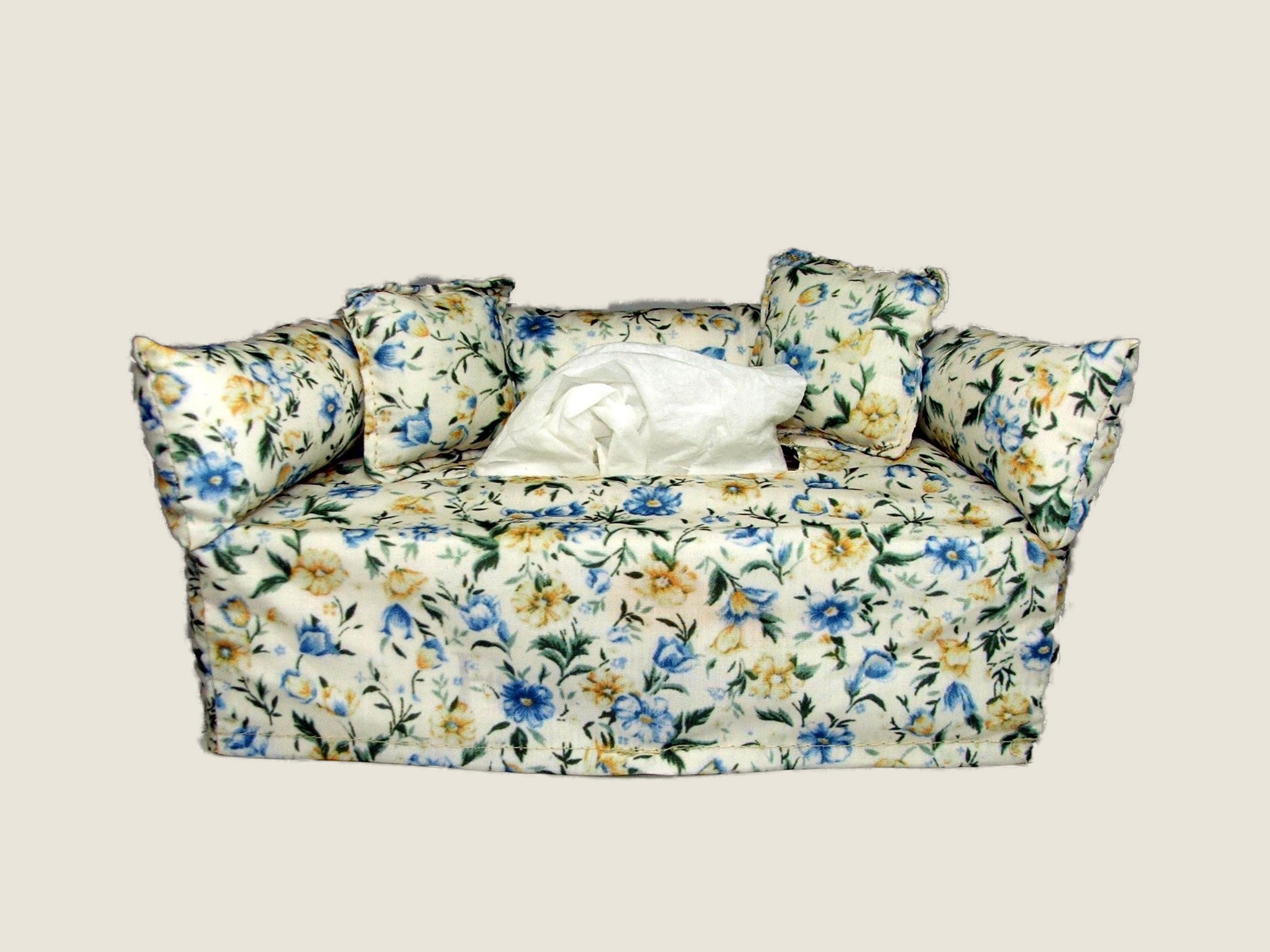 Blue & Yellow Flower-Includes Free Shipping-Free Tissue